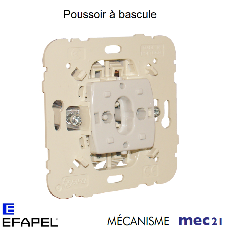 Mécanisme Poussoir à bascule