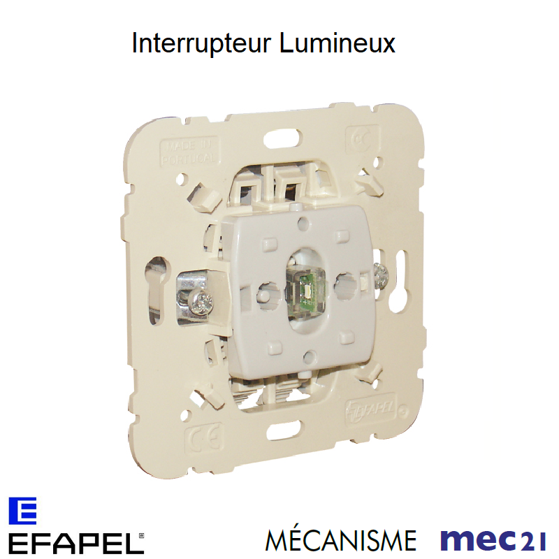 Mécanisme interrupteur lumineux mec 21012