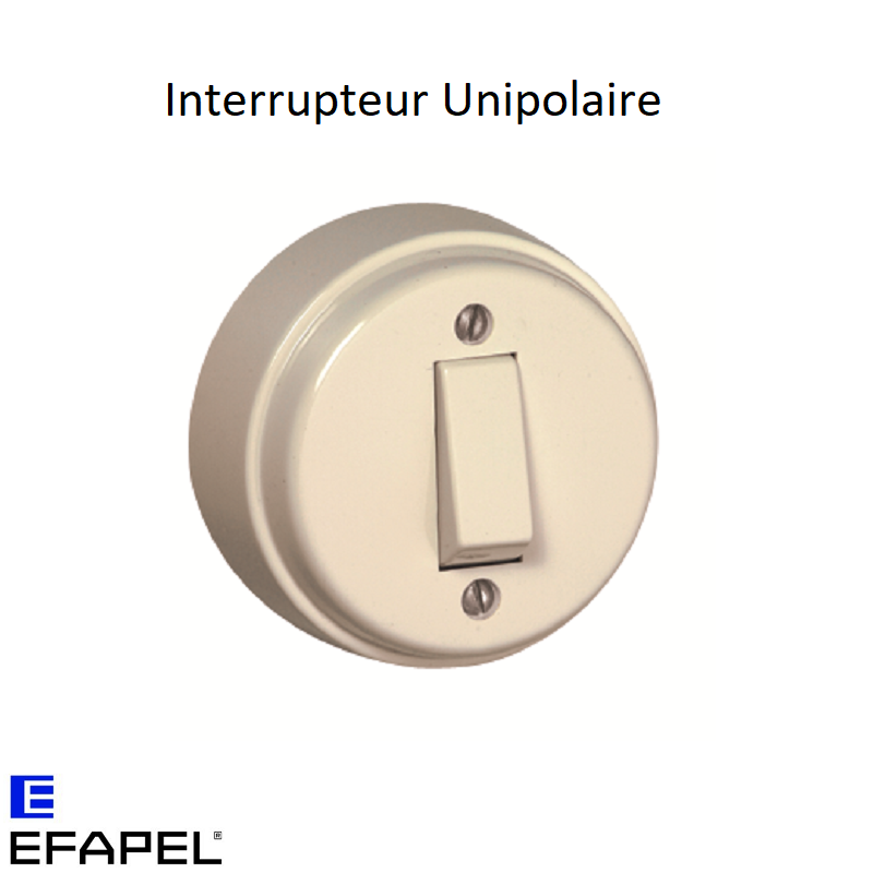 Interrupteur Unipolaire Vintage