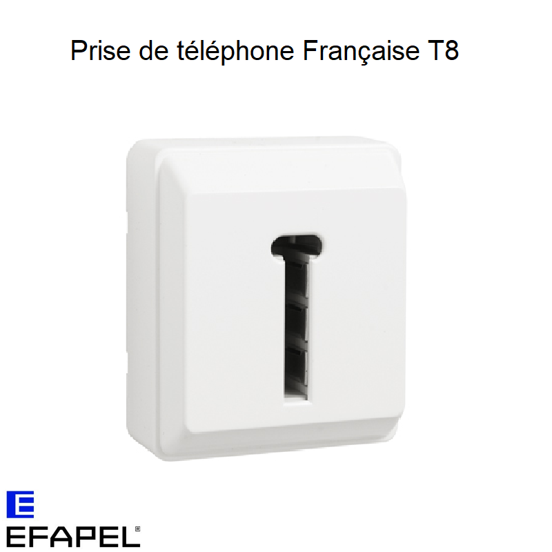 Prise de Téléphone Française T8 - Série 3700