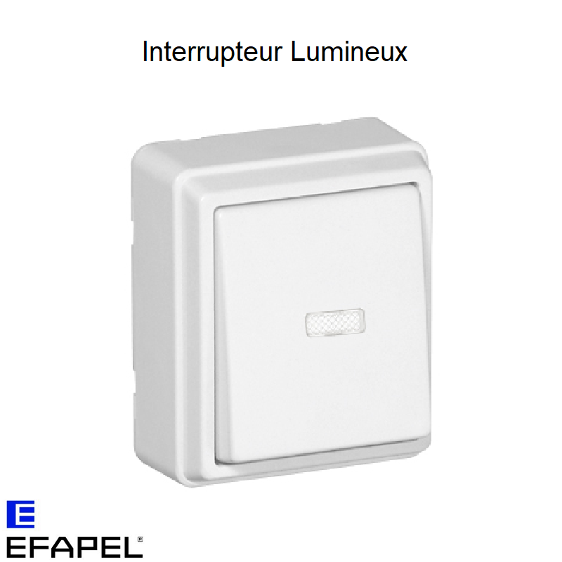 Interrupteur Double Lumineux - Logus 90 BLANC de EFAPEL