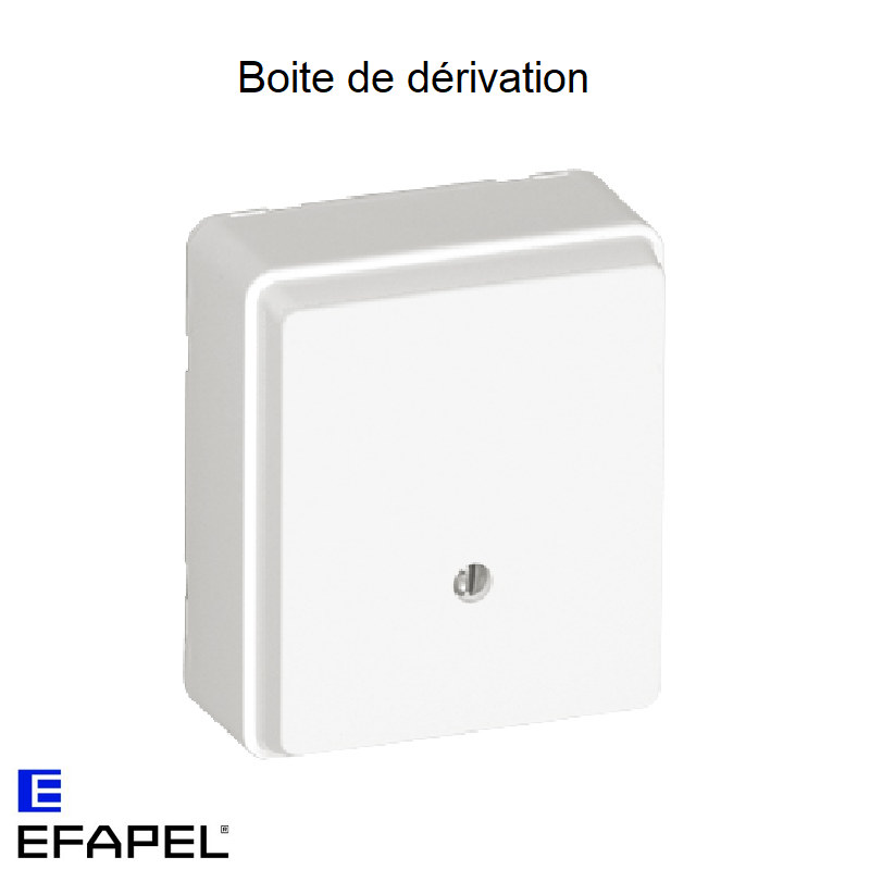 Boite de dérivation Série 3700 EFAPEL 37201C