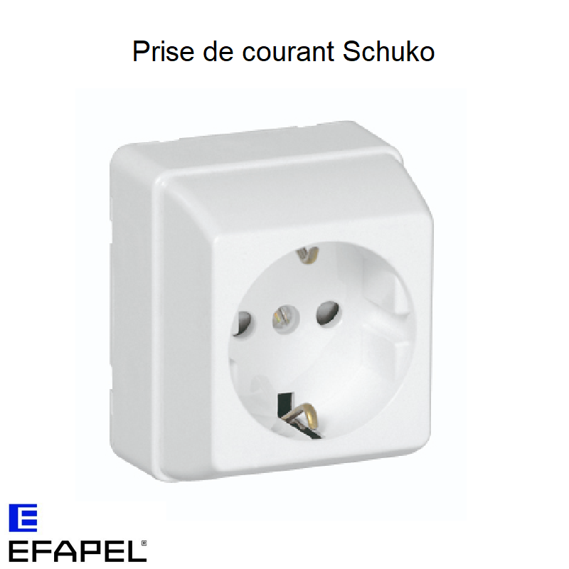 Prise de courant Schuko avec Protection - Série 3700