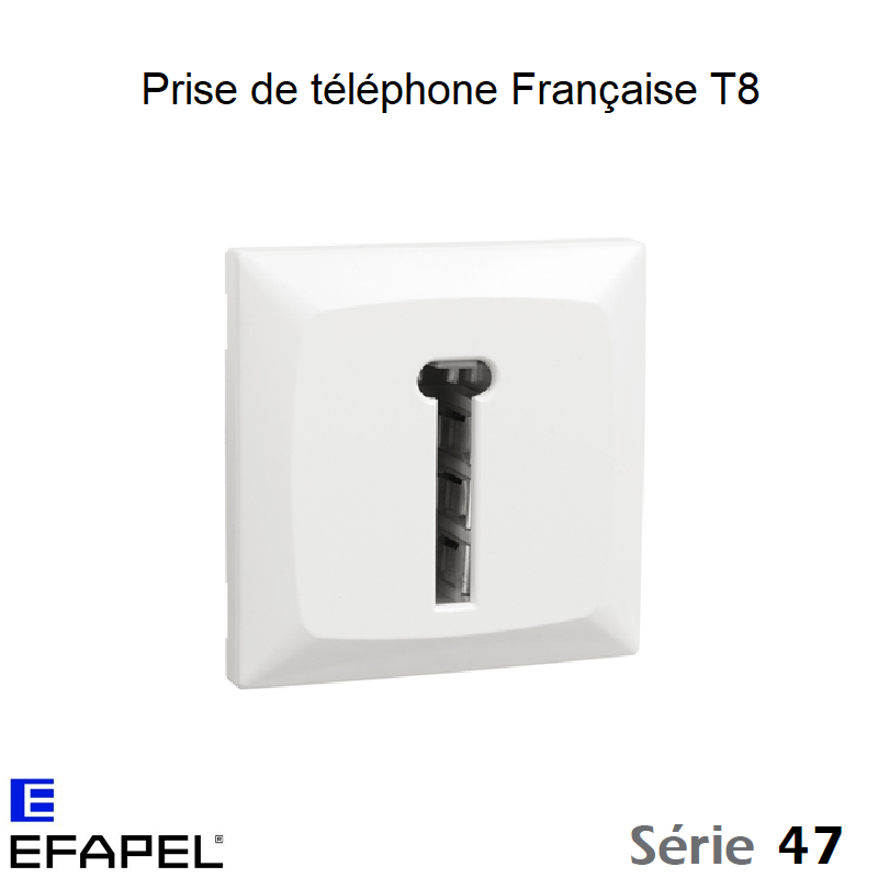 Prise de Téléphone Française T8 - Série 47