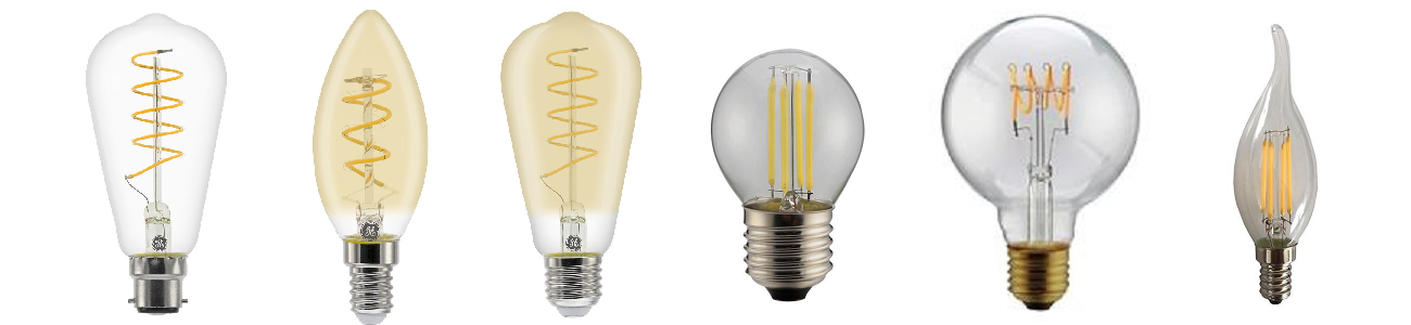 Ampoules LED déco filament