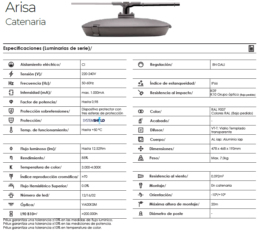 Arisa Cataneria spécificités