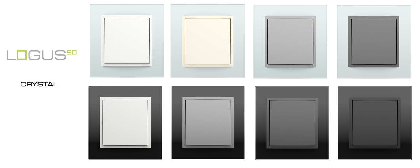 Plaques en Verre Logus 90 Crystal