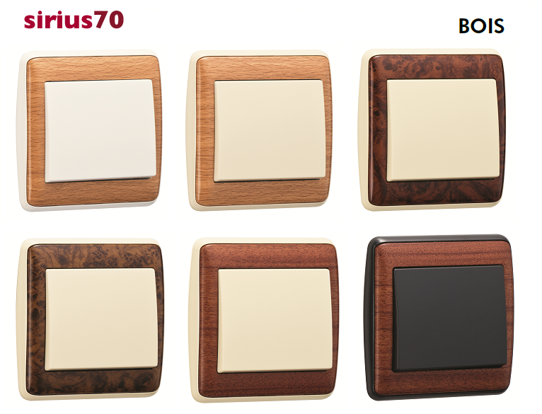 Plaques Sirius 70 Bois