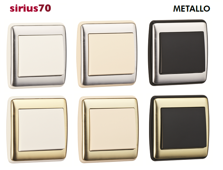 Plaques Sirius 70 metallo