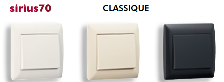 Plaque Sirius 70 classique