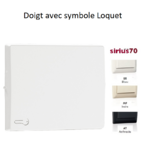 Doigt avec symbole Loquet Sirius 70604T