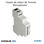 Voyant de valeur deTension monophasée 55010