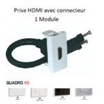 Prise HDMI avec connecteur 45435S