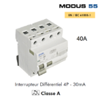 Interrupteur Différentiel 4P 30mA Classe A 4BA 40A