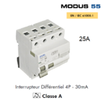 Interrupteur Différentiel 4P 30mA Classe A 4BA 25A
