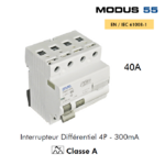 Interrupteur Différentiel 4P 300mA Classe A 4DA 40A