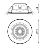 downlight-ronds-6-5w-nahe-cl-545488-545495-545501-545518-dimensions
