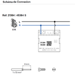 21384 45384 Schéma de connexion