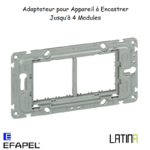 Adaptateur pour Appareil à Encastrer Jusqu’à 4 Modules 41996