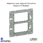 Adaptateur pour Appareil à Encastrer Jusqu’à 3+3 Modules 41995