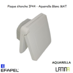 Plaque étanche IP44 42961TBM Blanc MAT