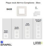 Plaque base matrice européenne 42910TBR 42920TBR 42930TBR 42940TBR