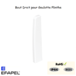 bout droit pour goulotte plinthe 10108ABR