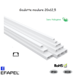 Goulotte moulure 20x12.5 10030HBR