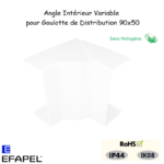 angle intérieur variable pour goulottes distribution 10182GBR