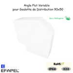 angle plat variable pour goulottes distribution 10183GBR