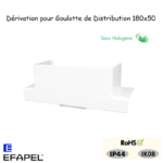Dérivation pour goulottes distribution 10291GBR