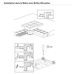 83004 - 83006 - 83008 - 83012 Installation béton