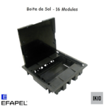 Boite de sol 16 modules Anthracite 83008C