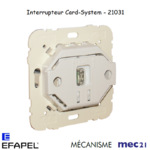Mécanisme interrupteur card system mec 21031
