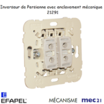 Mécanisme Inverseur de persienne avec enclavement mécanique mec 21291