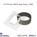 Kit IP44 pour mécanisme mec21 Doigt Simple 21981
