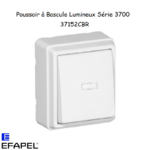 Poussoir à Bascule Lumineux Série 3700 EFAPEL 37152C