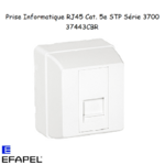 Prise informatique RJ45 Cat. 5e STP Série 3700 EFAPEL 37443C