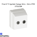Prise R-TV égalise passage Série 3700 EFAPEL 37532C