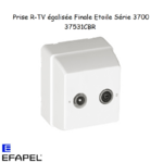 Prise R-TV égalise finale étoile Série 3700 EFAPEL 37531C