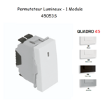 Permutateur Lumineux 1 module Quadro 45053S