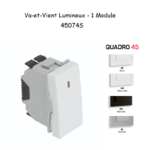 Va-et-Vient lumineux 1 module Quadro 45074S