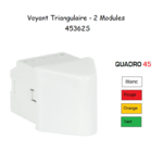 Voyant triangulaire 2 modules Quadro 45362S