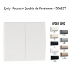 Doigt poussoir double va-et-vient de persienne APOLO5000 50612T