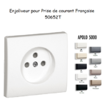 Enjoliveur pour prise de courant française APOLO5000 50652T