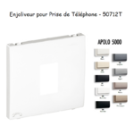 Enjoliveur pour prise de téléphone Apolo 50712T