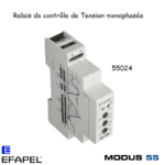 Relais de controle de tension monophasée 55024