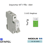 Disjoncteur Magnétothermique ULTRA 1 Pole 551xx 1CU