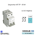 DISJONCTEUR MT ULTRA 2P 551XX 2BU