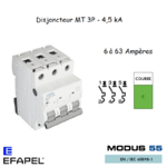 DISJONCTEUR MT PLUS 1P 551XX 3CP